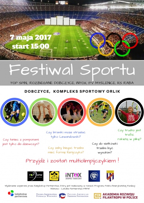 plakat - Festiwal Sportu