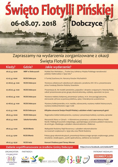 Święto Flotylli Pińskiej - plakat
