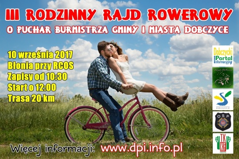 plakat - III Rodzinny Rajd Rowerowy