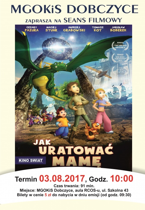 plakat - Jak uratować mamę