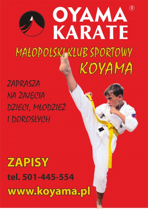 plakat - Oyama Karate