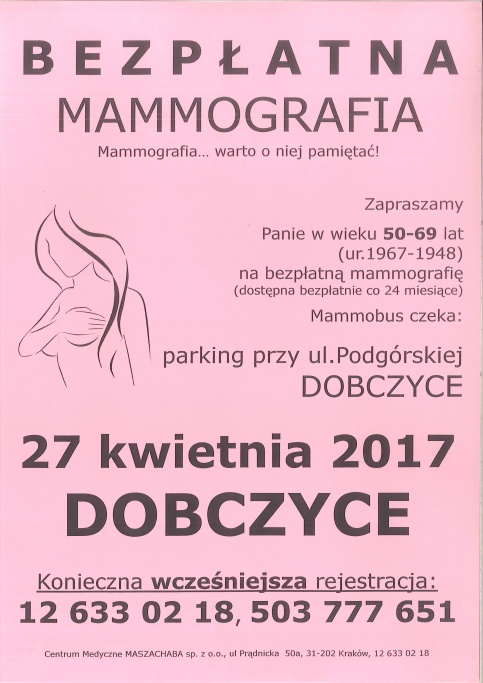 plakat - mammografia