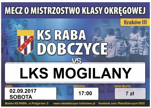 mecz ks Raba - lks Mogilany