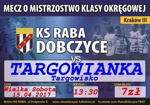 mecz KS Raba - Targowianka