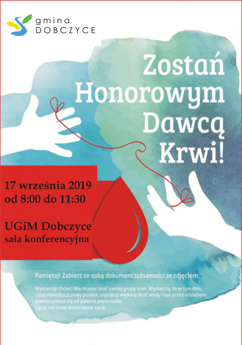 plakat - Zostań Honorowy Dawcą Życia