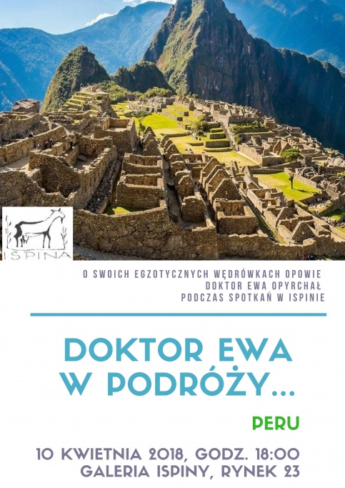 plakat - Doktor Ewa w podróży - Peru