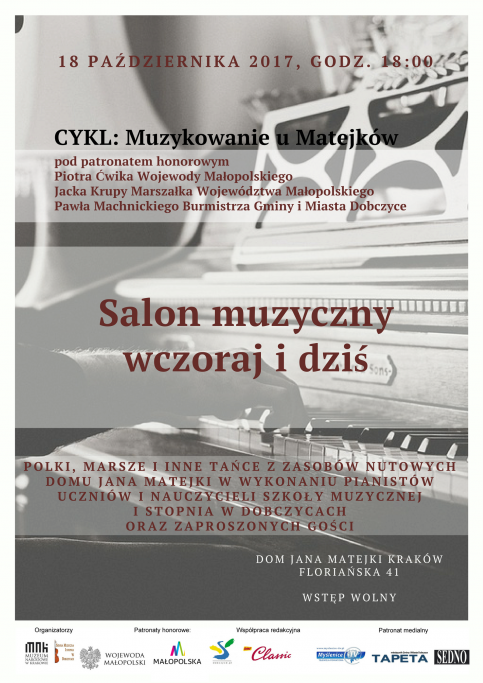 plakat - Muzykowanie u Matejków