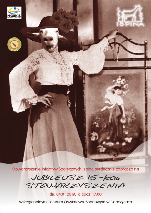 plakat - Jubileusz 15-lecia Stowarzyszenia Ispina