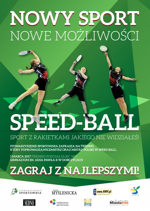Plakat Speed-Ball w Dobczycach 