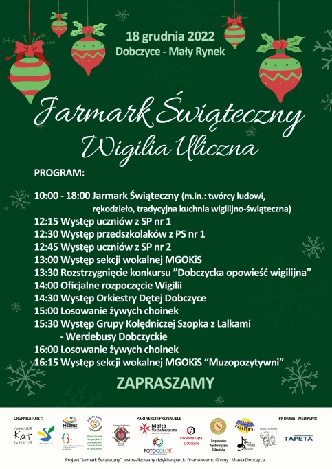 plakat - jarmark świąteczny