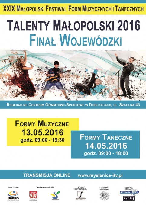 plakat - Talenty Małopolski 2016