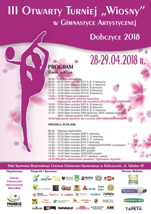 Plakat - III Turniej Wiosny 2018