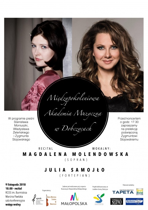 plakat - recital sopranistki Magdaleny Molendowskiej