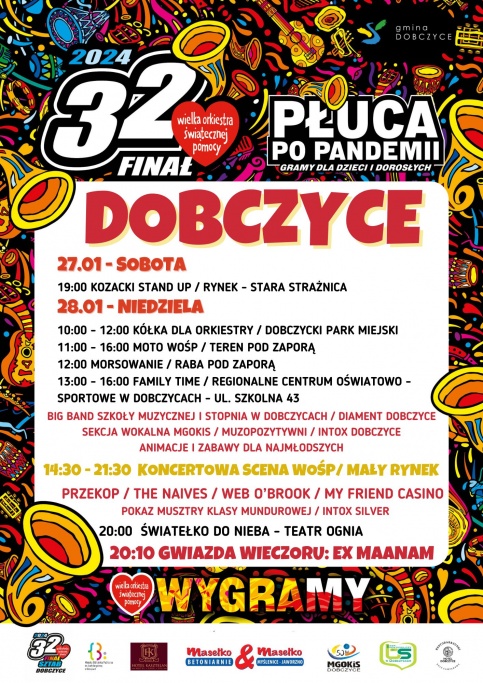 plakat z kolorową grafiką 